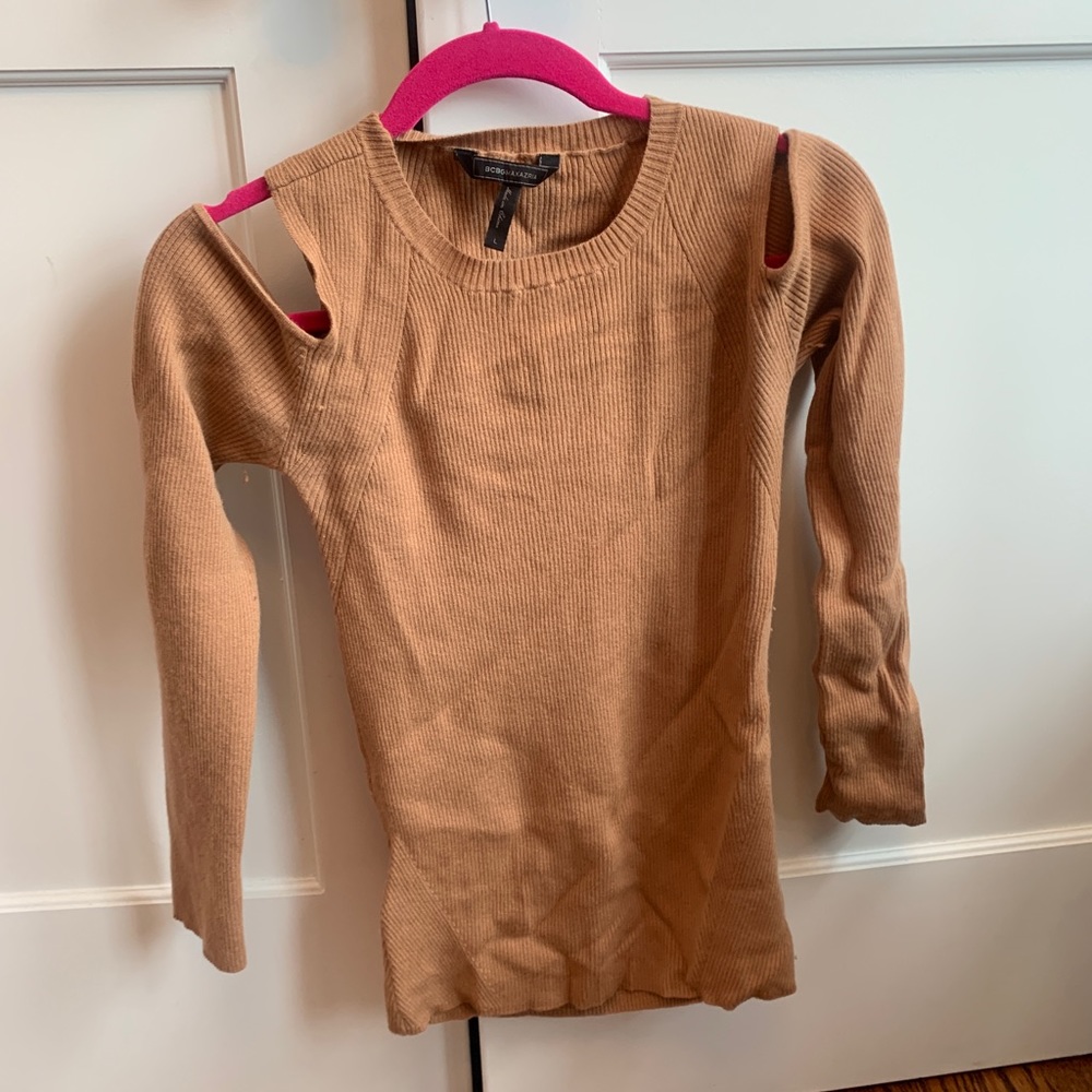 Open Shoulder BCBG Sweater